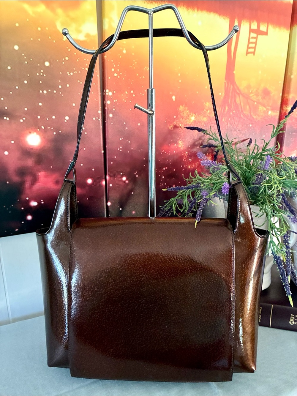 Gucci Patent Leather Bag w/COA